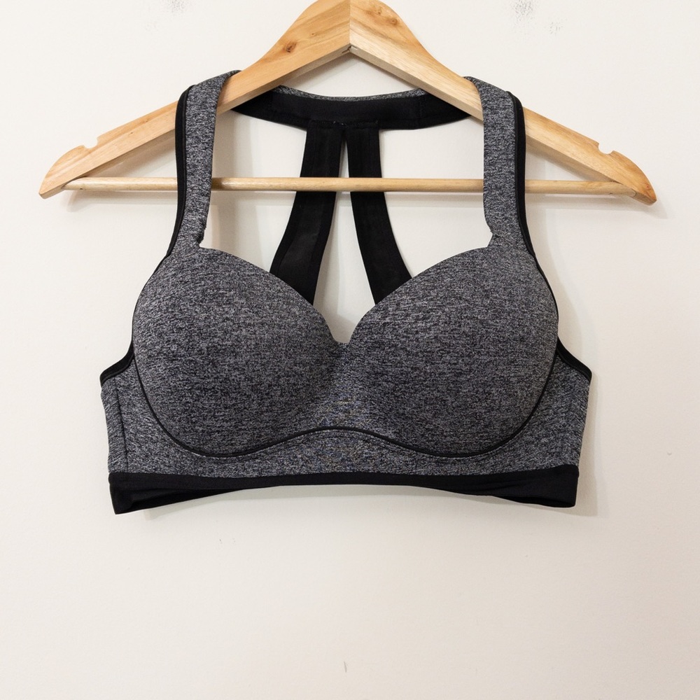 Gray Sports Bra